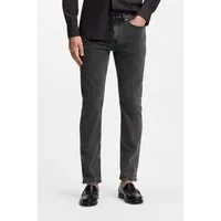 BOSS ORANGE Slim-fit-Jeans DELAWARE BO mit BOSS Leder-Badge