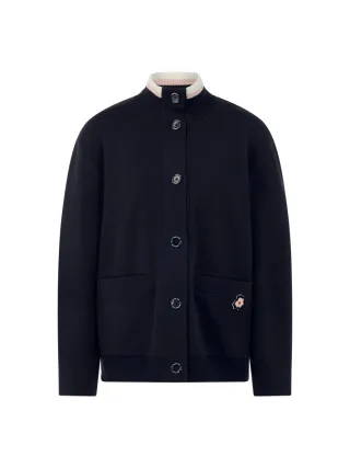 Marc Cain Sports - Jacke mit Strickdetails navy - Gr. - 38