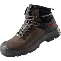 LEMAITRE Sicherheitshochschuh Slog Brown S3 Vollleder braun ÜK, Passform L ESD Arbeitsschuh