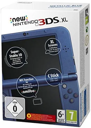 New Nintendo 3DS XL metallic blau