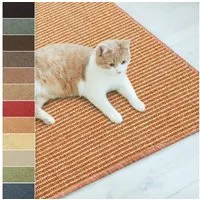 casa pura Kratzbrett Sisal-Kratzteppich für Katzen, 10 Farben & 3 Größen, zum Kratzen