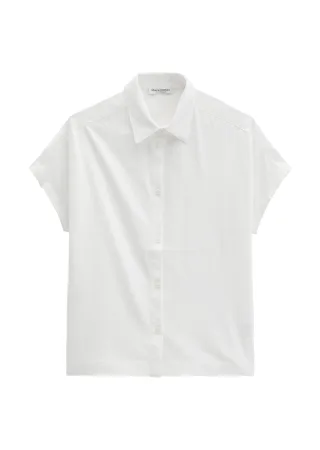 Marc OPolo Casual - Jerseybluse wide White Cotton - Gr. - L