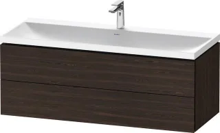 Duravit L-Cube c-shaped Set wandhängend Nussbaum gebürstet Matt 1200x480x480 mm - LC6953O69690000 LC6953O69690000