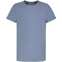 SUBLEVEL T-Shirt Herren Basic T-Shirt Baumwollshirt, runder Saum, offene Kanten, Ärmelaufschlag