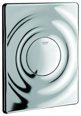 GROHE WC-Betätigung Surf 37063 156x197mm mit Druckknopfbetätigung chrom 37063000