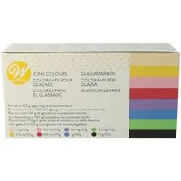 Wilton Backdekoration Wilton Glasurfarben, Gelfarben, Lebensmittelfarben, Icing Colours, (Wilton Set)
