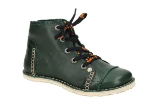 Eject 9598/4.012 SONY3DEAL Damenschuhe Stiefeletten Gr?n Echtleder Gummisohle