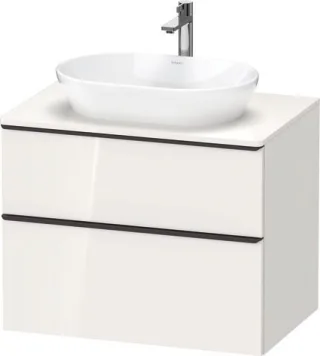 Duravit D-Neo Konsolenwaschtischunterbau wandhängend Weiß Hochglanz 800x550x664 mm - DE49670BD220000 DE49670BD220000