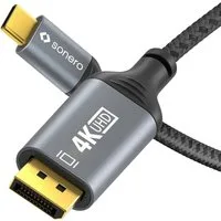 sonero Sonero® 4K USB-C auf DisplayPort Kabel, DisplayPort Stecker auf USB-C Video-Kabel