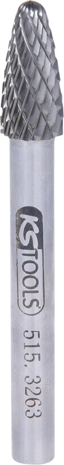 KS Tools HM Rundbogen-Frässtift Form F - 515.3263