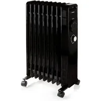 Domo Ölradiator, 2000 W, Elektro Heizkörper 9 Rippen mobile Elektroheizung leise Heizradiator