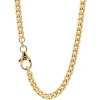 HOPLO Panzerkette Goldkette Panzerkette Breite 2,5 mm 585 - 14 Karat Gold, Made in Germany