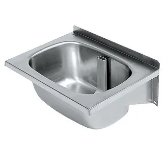 KWC Aquarotter Ausgussbecken, SIRIUS, Edelstahl, 600x276x500 mm, Standrohrventil, 207.0483.167 207.0483.167