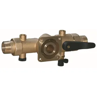 SYR HWS-Flansch 2000 Drufi 200025015 DN,25, mit beidseitigen Verschraubungen