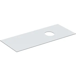 Geberit VariForm Abdeckplatte für Unterschrank f. Aufsatzwaschtisch mit 2 und 3 Schubl. B=120cm, wei 244680001