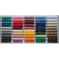 Zettl GmbH Alzetta Multi Nähgarn-Set 50 Farben Nähgarn