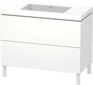 Duravit L-Cube c-bonded Set bodenstehend Weiß 1000x480x698 mm - LC6938N8484 LC6938N8484