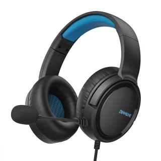 BINNUNE BG02 Gaming Headset Wired Headphones with Microphone Titanium 50mm Drivers 3.5mm Wired Connection Headphones