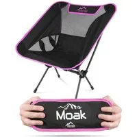 normani Campingstuhl Ultraleichter Campingstuhl Moak, Campingstuhl Angelstuhl - Gartenstuhl bis zu 135 kg
