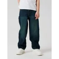 Name It Straight-Jeans NKMRYAN – Jeans mit geradem Bein, strapazierfähig unifarben, casual, straight fit, Denim/Jeans
