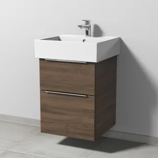 Sanipa 3way Waschtischunterbau zu Duravit Vero Air Waschtisch mit 2 Auszügen, Eiche-Arizona UM43180