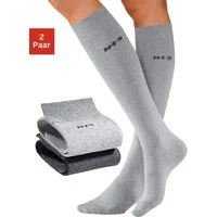 H.I.S Kniestrümpfe (Packung, 2-Paar) mit Komfortbündchen