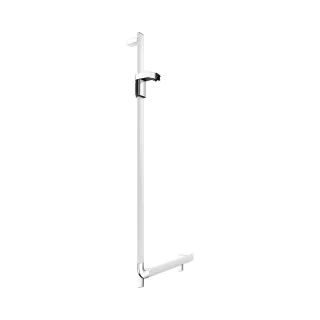 KEUCO AXESS Winkelgriff 90° mit Brauseschieber links, Metall, B: 58,1 x H: 130,1 cm, 35006171302 35006171302