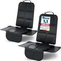 LIONSTRONG Kindersitzunterlage Premium, Autositzschoner [ISOFIX GEEIGNET], wasserabweisender Polyester Stoff, Sitzschutz Sitzschoner Auto Kindersitz - universell kompatibel