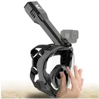Khroom Taucherbrille Schnorchelmaske für Erwachsene, CO2 sicher, Seaview Pro Plus, (Vollmaske, Vollgesichtsmaske), Integrierter Druckausgleich