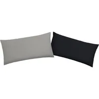 OTTO home Kissenbezug DESNER2 100% Microfaser, extra weich, allergikerfreundlich, (2 Stück), uni Kissenhülle in Wendeoptik, schnell trocknend, pflegeleicht
