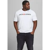 Jack & Jones PlusSize T-Shirt CORP mit Print und bequemem Rundhals bedruckt, modisch, regular fit, Baumwolle, Rundhals