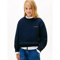Tommy Hilfiger Sweatshirt MINI CORP C-NECK Kinder bis 16 Jahre, für Jungen und Mädchen, regular fit