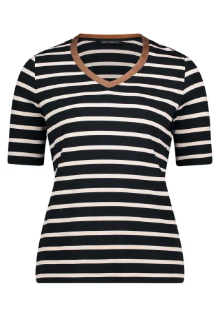 Betty Barclay - Ringelshirt Dark Blue/Nature - Gr. - 44
