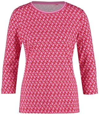 GERRY WEBER Collection - T-Shirt 3/4 Arm violet/pink - Gr. - 42