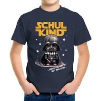 MoonWorks Print-Shirt Kinder Jungen T-Shirt Einschulung Möge die Macht mit mir sein