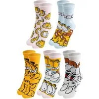 United Labels® Socken Garfield Socken Sneaker Strümpfe (5er Pack) 38-43