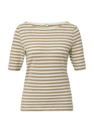 s.Oliver - T-Shirt braun - Gr. - 36