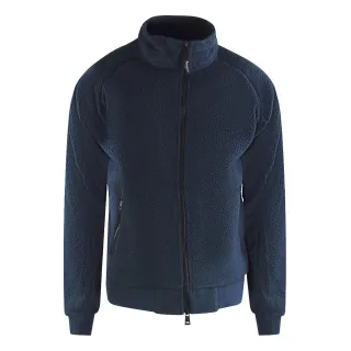 Aquascutum Active One Sherpa Marineblaue Jacke
