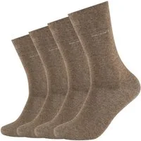 Camano Socken ca-soft (4 Paar) mit verstärktem Fersen- und Zehenbereich