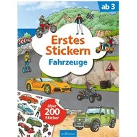 Erstes Stickern – Fahrzeuge / diverse, Über 200 Sticker