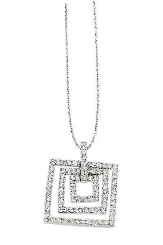 Orphelia Damen-Kette aus 925er Sterlingsilber mit Anhänger – Silber ZH-4467