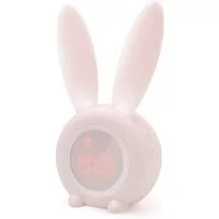EXTSUD LED Nachtlicht Kinder Lichtwecker Cute Rabbit Kinderwecker, Creative Nachttischlampe Snooze-Funktion zeitgesteuertes Nachtlicht