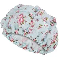 Fashy Duschhaube Fashy - Duschhaube hellblau mit bunten Blumen 3628 Duschkappe