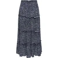ONLY A-Linien-Rock ONLFERNANDA LIFE LAYRED LONG SKIRT Läuft max. 5% ein, Mit ähnlichen Farben waschen