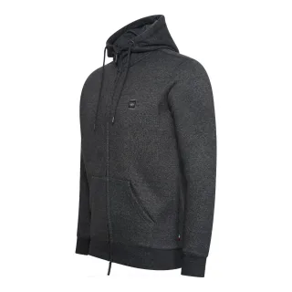 Fleece Zip Hood von Cappuccino Italia in der farbe Grau und in größe XL.