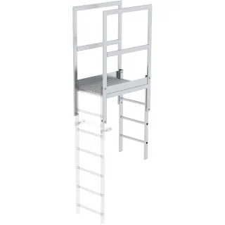 Munk Attika-Überstieg Alu-blank - 062181