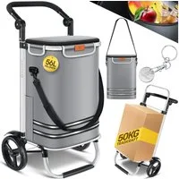 KESSER Einkaufstrolley, klappbar mit 56L Kapazität und belastbar bis 50 kg