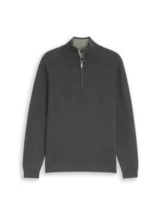 Tom Tailor - Troyer mit Stehkragen grün - Gr. - XXXL