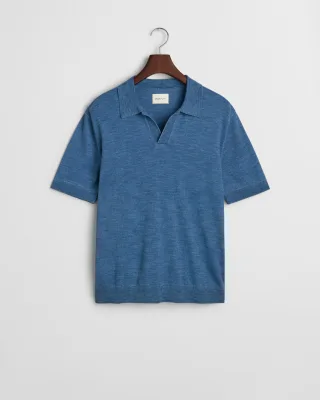 GANT - Sunfaded Kurzarm-Polopullover persian blue - Gr. - XL