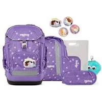 ergobag Schulranzen pack Set Bundle (7-tlg., 7-teiliges Set), größenverstellbares Rückensystem